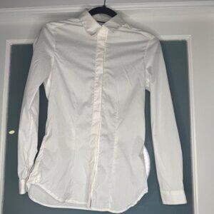 Burberry Classic White Women Shirt Size 0 XS - Great Condition